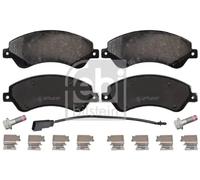 Plaquettes de frein Essieu avant 16673 FEBI BILSTEIN pour FORD TRANSIT Fourgon