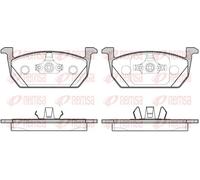 Plaquettes de frein Essieu avant 1710.00 REMSA pour SEAT VW