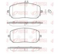 REMSA 1826.00 Plaquettes de frein