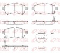 Plaquettes de frein Essieu avant 1833.02 REMSA pour SUZUKI IGNIS III