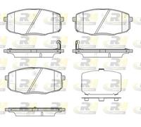 Plaquettes de frein Essieu avant 21038.12 ROADHOUSE pour HYUNDAI KIA