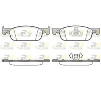 Plaquettes de frein Essieu avant 21718.00 ROADHOUSE pour DACIA RENAULT
