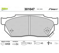 VALEO 301047 Plaquettes de frein
