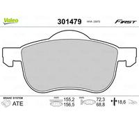 VALEO Plaquettes de frein 301479 Essential – Essieu avant ECE‑R90 – Jeu de 4