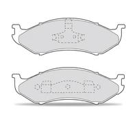 Valeo Plaquettes de frein 301491 – Garnitures de frein à disque, compat. Jeep et Kia Carnival