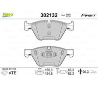 Plaquettes de frein Essieu avant 302132 VALEO pour BMW 3 Touring 3 3 Coupé 1