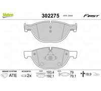 Plaquettes de frein Essieu avant 302275 VALEO pour BMW 5 6 Coupé 7 5 Touring