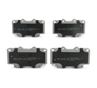 Plaquettes de frein Essieu avant 50-02-226 ASHIKA pour TOYOTA HILUX VII Pick-up