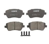 Jeu de 4 plaquettes de frein avant ABE C11077ABE