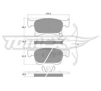 Plaquettes de frein Essieu avant TX 17-93 TOMEX Brakes pour OPEL ADAM CORSA E