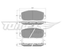Plaquettes de frein Essieu avant TX 19-65 TOMEX Brakes pour HONDA CR-V V