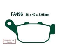 Ebc Fa-v Series Fa496v Sintered Brake Pads Noir