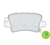 Ferodo FDB1862 Jeu de Plaquettes de Frein - (lot de 4)