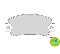 Jeu de plaquettes de frein FERODO FDB346, avant