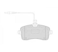 Plaquettes de frein FDB4734 FERODO pour PEUGEOT 407 407 SW