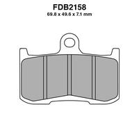 Ferodo Sinter Grip Road Fdb2158st 225108203 Brake Pads Argenté