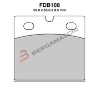 Ferodo Fdb108p Brake Pads Gris
