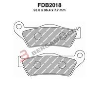 PLAQUETTES DE FREIN FERODO POUR FDB2018EF APRILIA RX 125 08>13 BMW R NINE T 1...