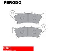Ferodo Plaquettes de freins avant FDB2018EF – Épaisseur 7,4 mm sans accessoires