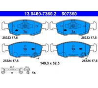 PLAQUETTES DE FREIN FIAT P. 500/PANDA 20-