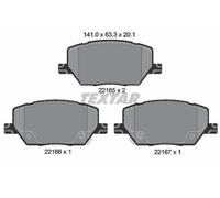 PLAQUETTES DE FREIN FIAT P. 500X 1.0-1.6/1.6-2.0 D 4X4 14-