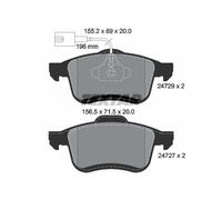 PLAQUETTES DE FREIN FIAT P. DOBLO 10- 1.3-2.0/OPEL COMBO 12- POUR DISQUE 305MM 2