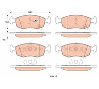 PLAQUETTES DE FREIN FIAT P. PANDA 0.9-1.2/1.3 D 12-