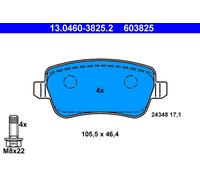 PLAQUETTES DE FREIN FIAT T. CROMA 1.8-2.2 16V/1.9-2.4D 05-10