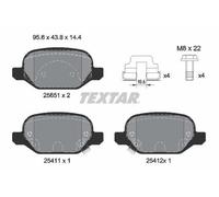 PLAQUETTES DE FREIN FIAT T. PANDA 0.9/1.3 D 4X4 12-