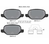 PLAQUETTES DE FREIN FIAT T. PANDA 1.4/ELECTRIC 07-