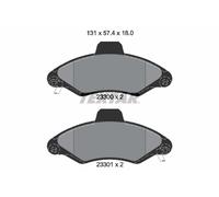 PLAQUETTES DE FREIN FORD P. ESCORT 90-