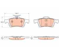 PLAQUETTES DE FREIN FORD T. C-MAX/FOCUS 1.0-2.0 10-