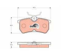 PLAQUETTES DE FREIN FORD T. FOCUS 98-