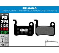 Galfer Plaquettes de frein FD294 (G1053) pour Shimano XT, LX, Saint, XTR Noir STD