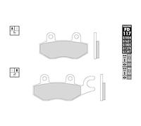 Plaquettes de frein Galfer FD117G1054