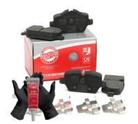 Plaquettes de frein + gants + graisse pour freins arrière pour BMW 1, 3; MINI