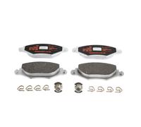 Plaquettes de frein + gants + graisse pour freins avant pour PEUGEOT 206