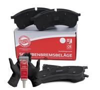 Plaquettes de frein + gants + graisse pour freins avant pour VW CRAFTER