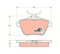 Plaquettes de frein GDB1147 TRW pour ALFA ROMEO LANCIA