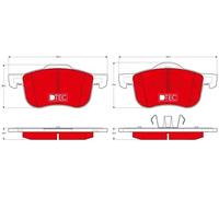 Plaquettes de frein GDB1388DTE TRW pour VOLVO V70 I S80 I XC70 I Cross Country