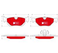 Plaquettes de frein GDB1626DTE TRW pour BMW 3 Touring X1 3 Décapotable 3 3 Coupé