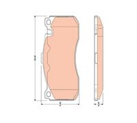 TRW Plaquettes de frein GDB1802 – Jeu avant pour BMW 3 (E90/E87, Touring, Coupé, Décapotable)