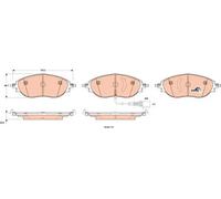 Plaquettes de frein GDB1918 TRW pour VW SKODA AUDI SEAT