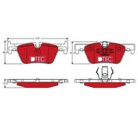 Plaquettes de frein GDB1919DTE TRW pour BMW 1 3 3 Touring 2 Coupé 3 Gran Turismo