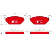 Plaquettes de frein GDB1984DTE TRW pour VW AUDI SKODA SEAT