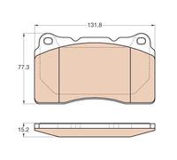 Plaquettes de frein GDB2007 TRW pour RENAULT VOLVO
