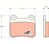 Plaquettes de frein GDB294 TRW pour MERCEDES-BENZ 190