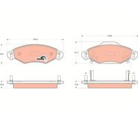 TRW GDB3324 Jeu de Plaquettes de Frein