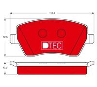 Plaquettes de frein GDB3332DTE TRW pour DACIA RENAULT NISSAN LADA