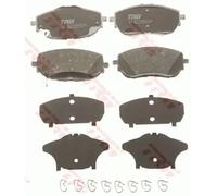 Plaquettes de frein GDB3598 TRW pour TOYOTA COROLLA A trois volumes AURIS